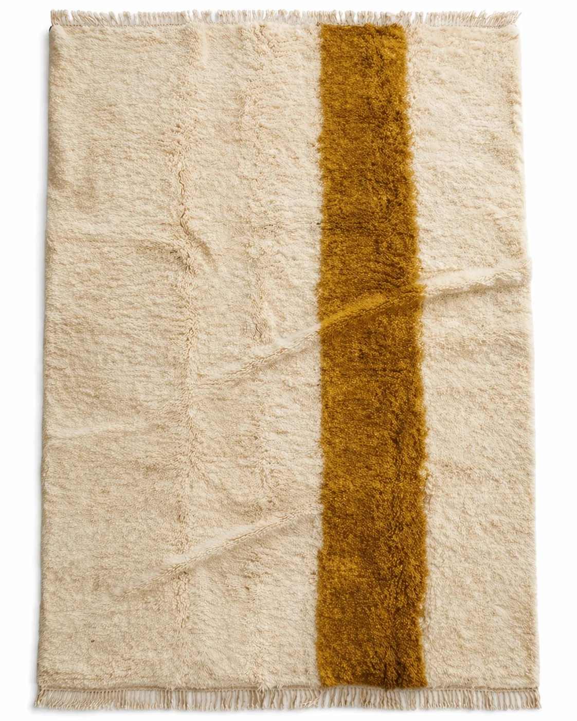 detail view — La Ligne natural wool rug, Maison Tóukkani