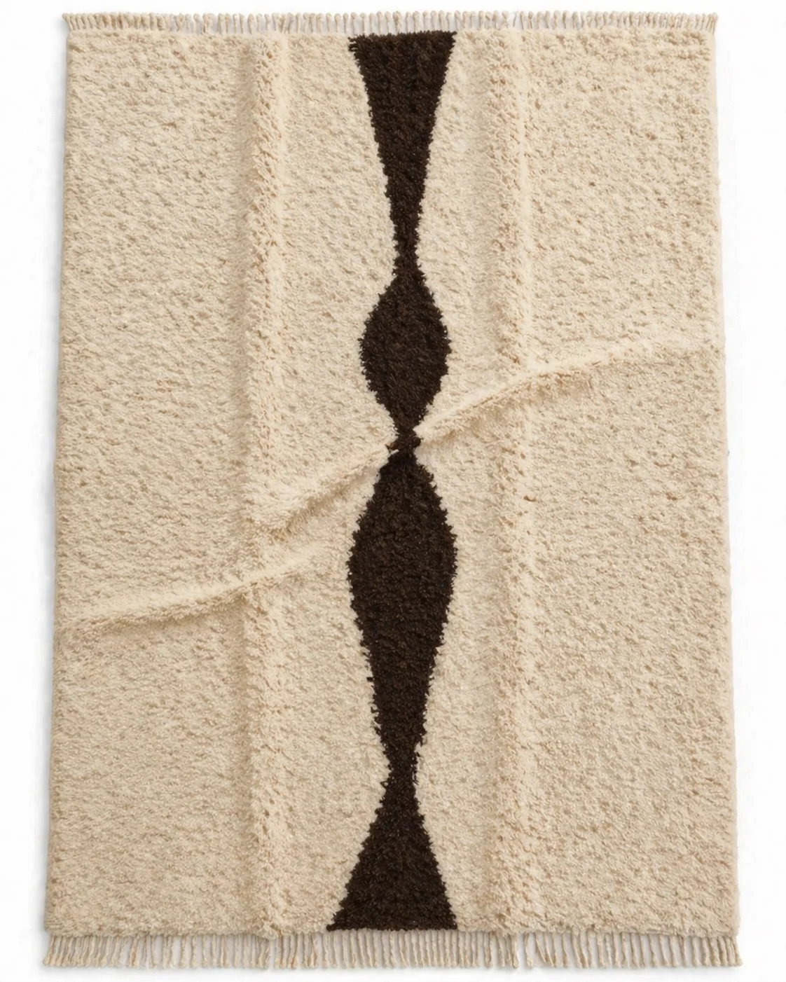 Detailansicht — Wollteppich d’Ombre, Maison Tóukkani