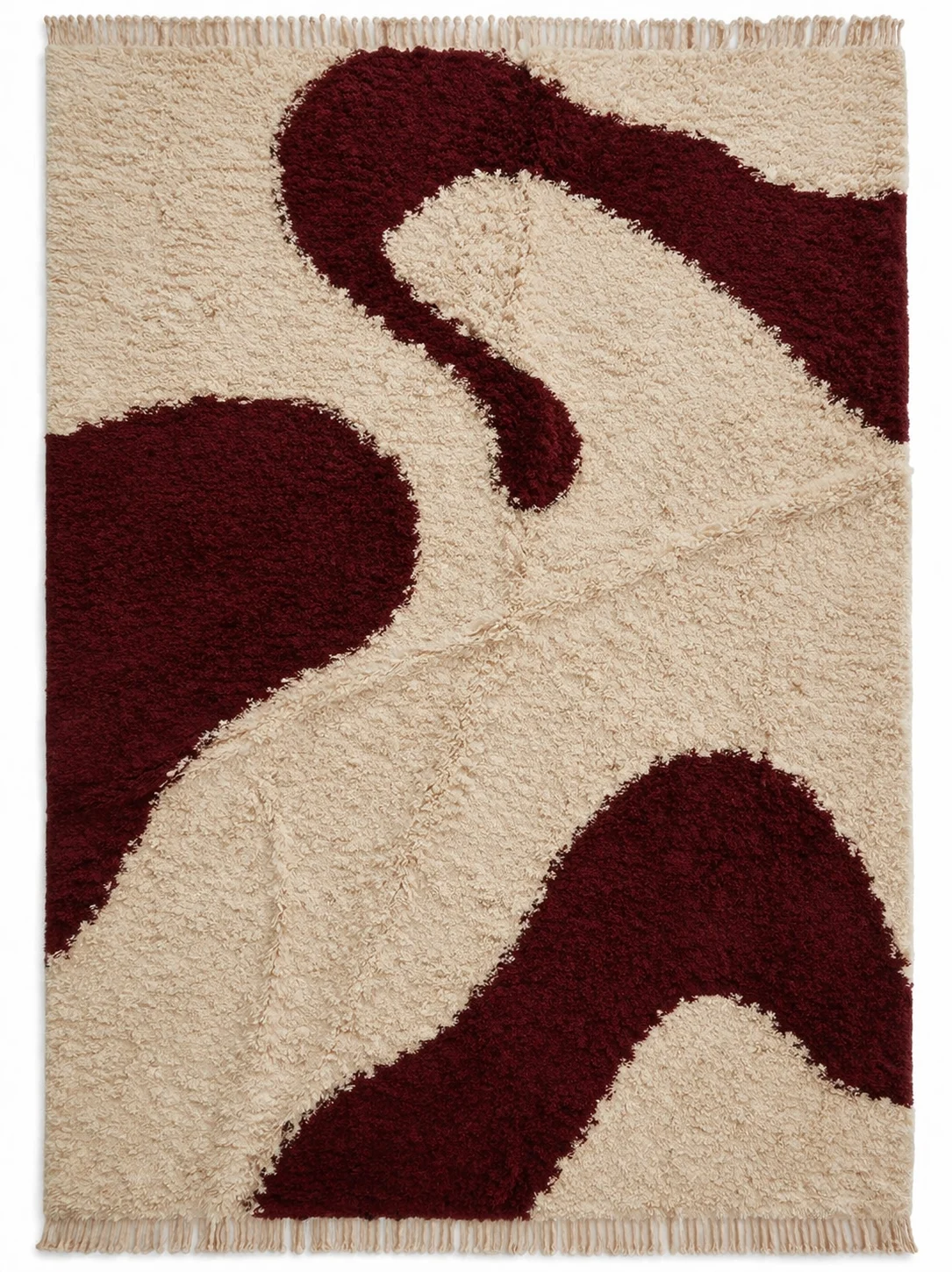 vue principale — tapis Rogue en laine naturelle, Maison Tóukkani