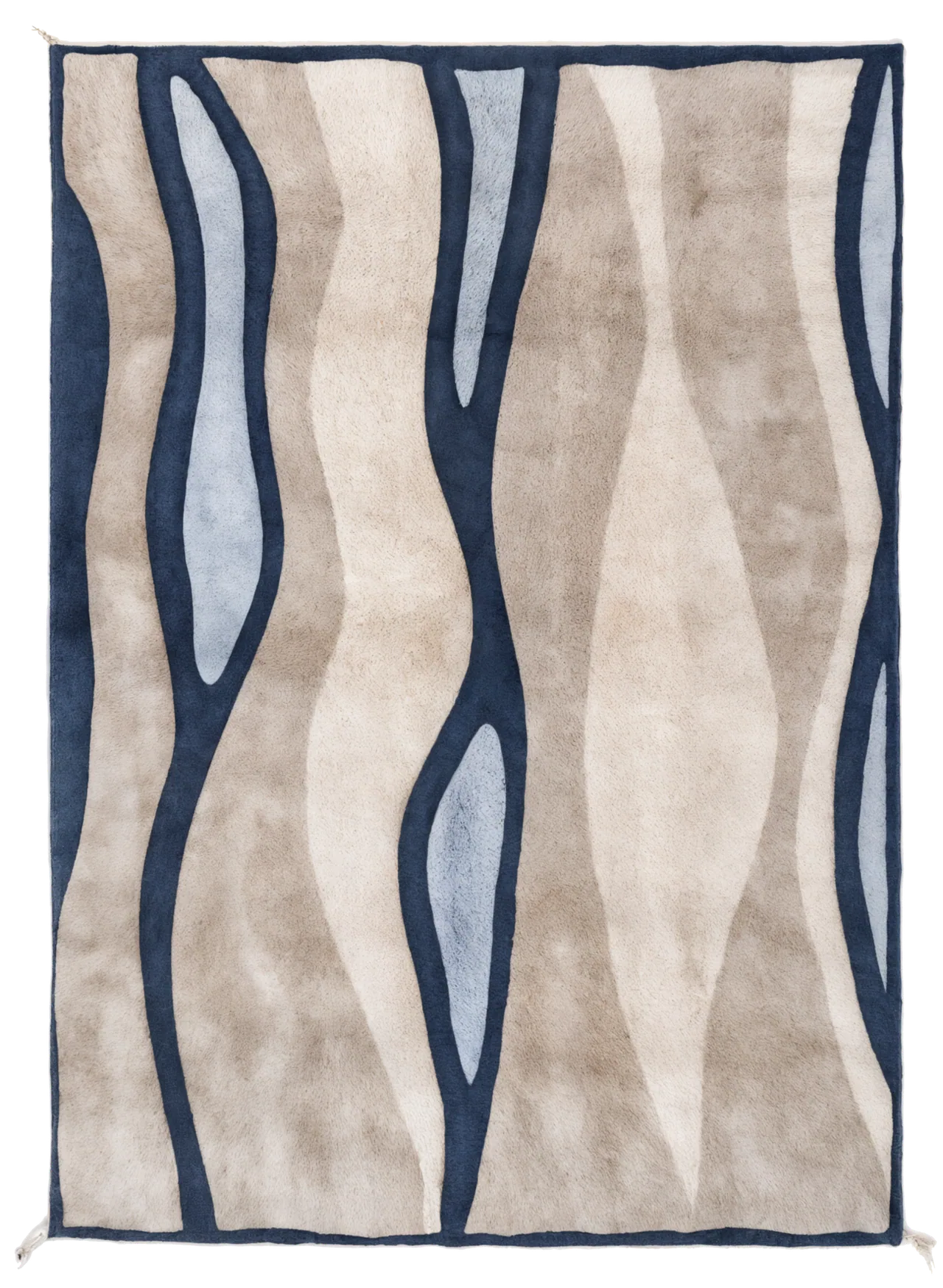 Confluência-Teppich Lençóis Maranhenses, inspiriert von der Bewegung brasilianischer Dünen