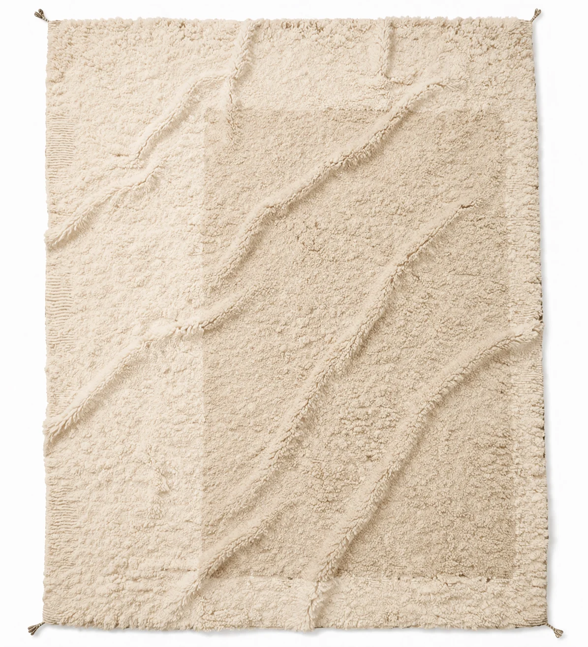 Detailansicht — Wollteppich Formé, Maison Tóukkani