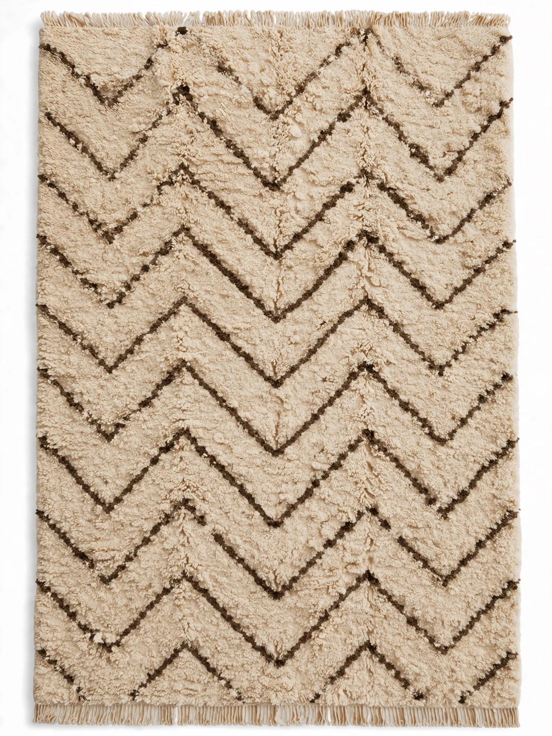 main view — L’Écart natural wool rug, Maison Tóukkani