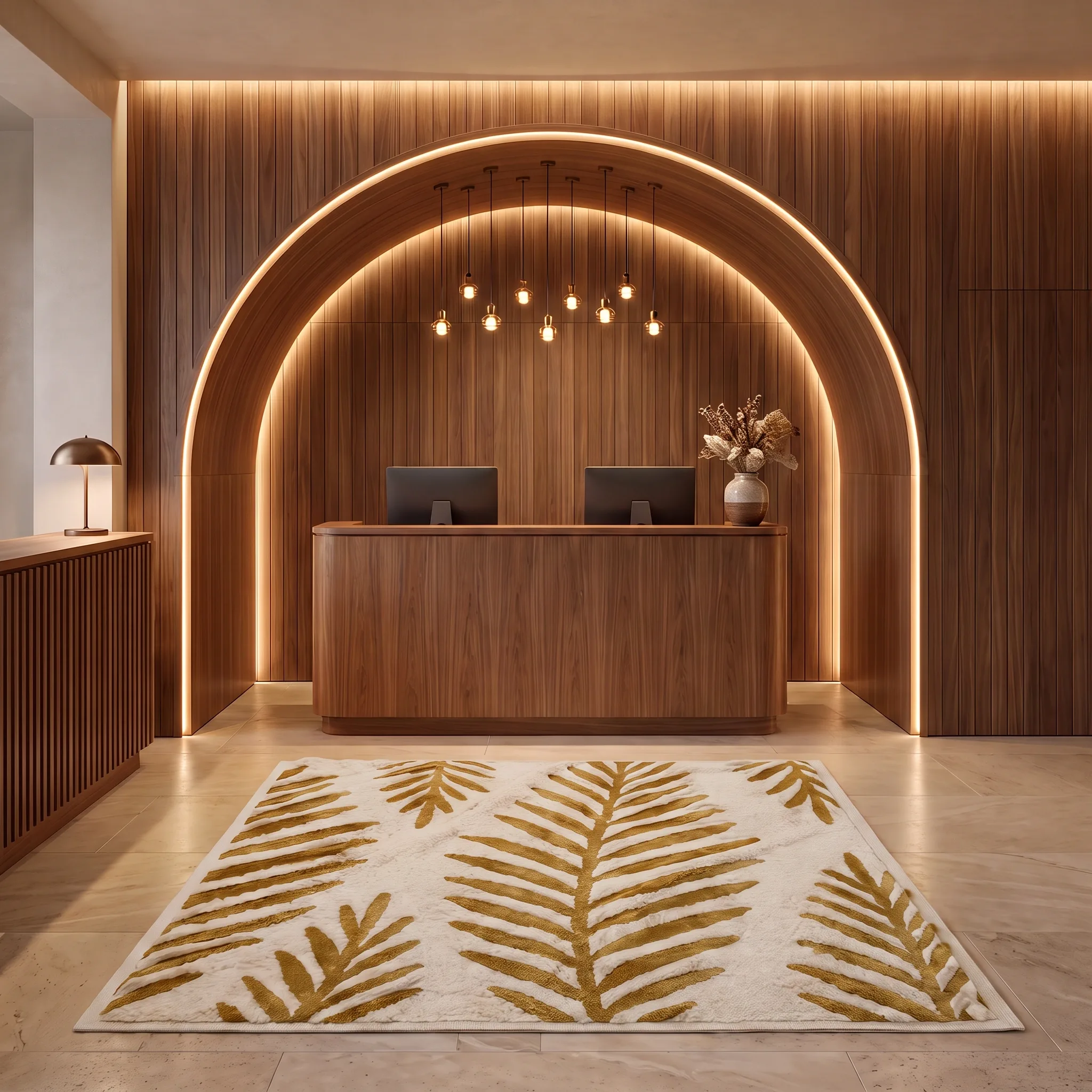 Interior view — motif feuille | Maison Tóukkani